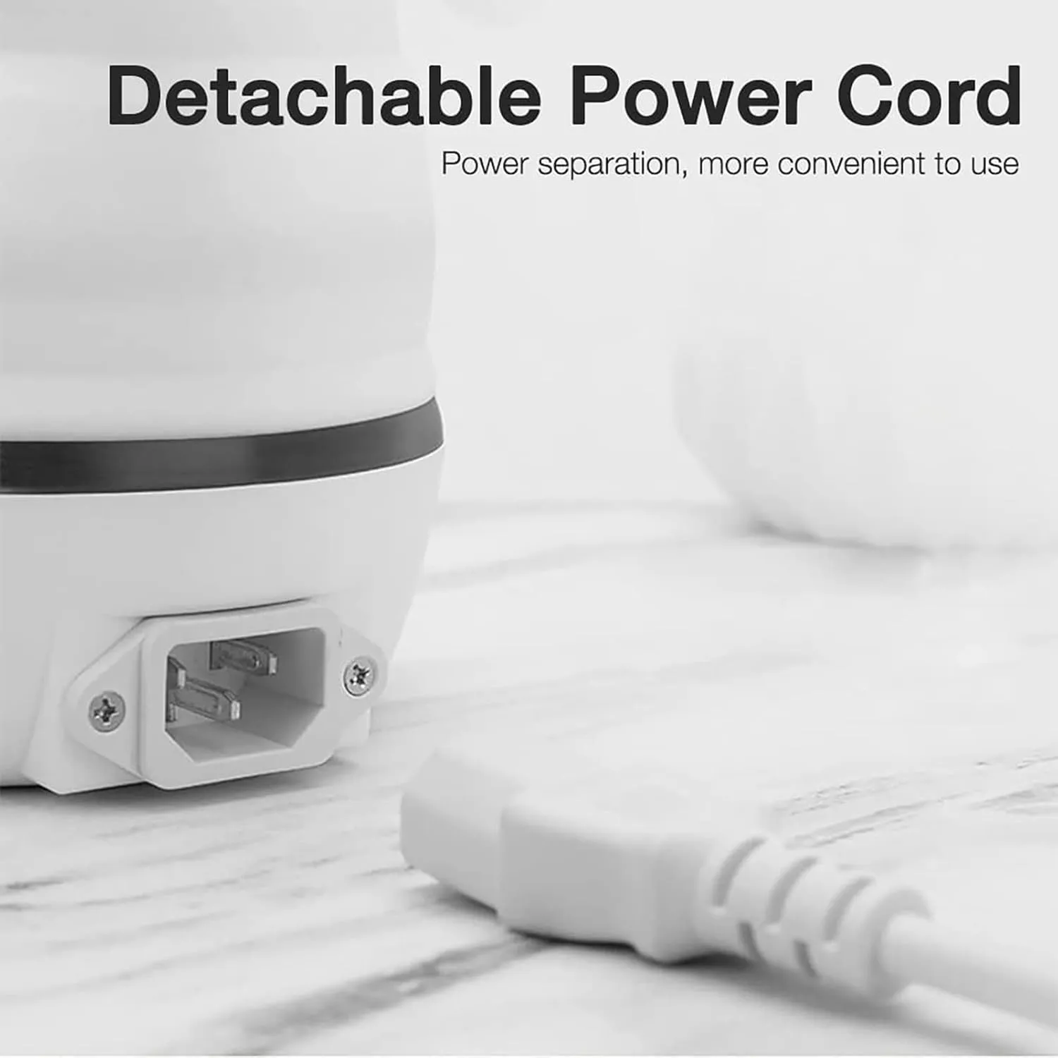 ESYAMIPET Camping kettle electric, foldable kettle, adjustable temperature travel kettle, food grade silicone, detachable power cord, suitable for camping and hiking (Bule)