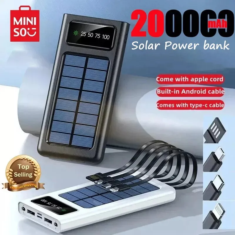 Fast Charging Solar Power Bank