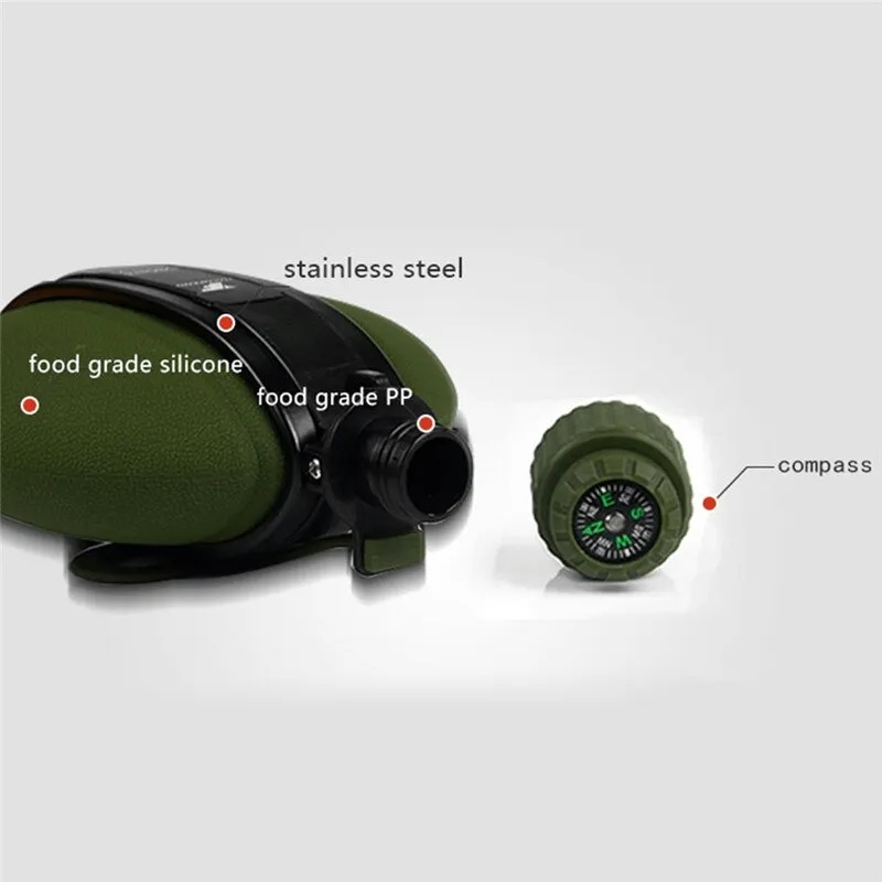 FLEXHYDRA - Collapsible Military Water Bottle 550ml