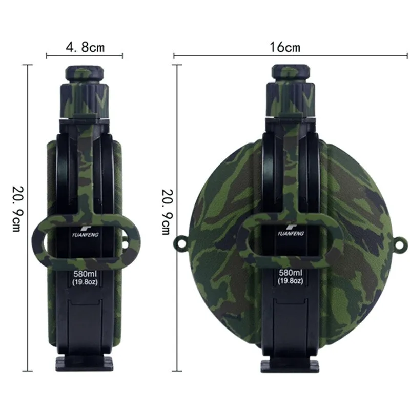 FLEXHYDRA - Collapsible Military Water Bottle 550ml