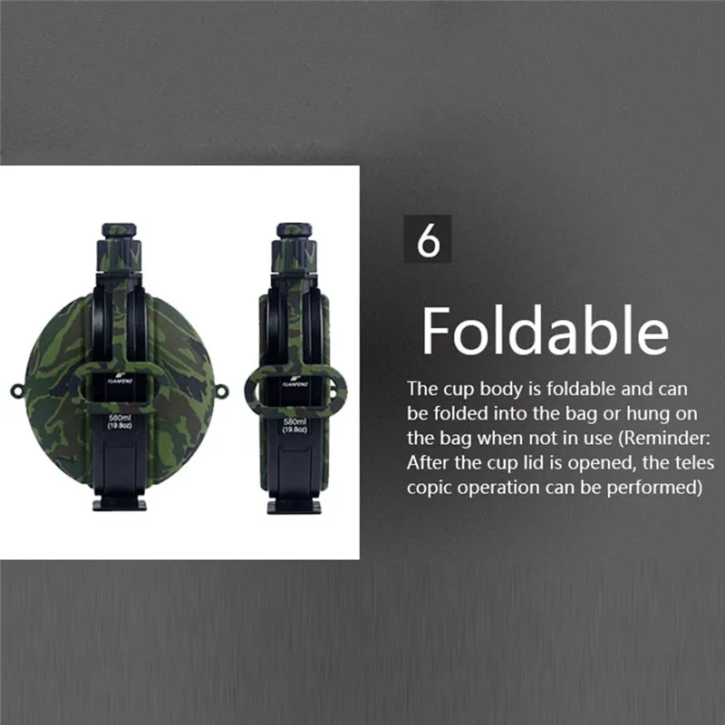 FLEXHYDRA - Collapsible Military Water Bottle 550ml