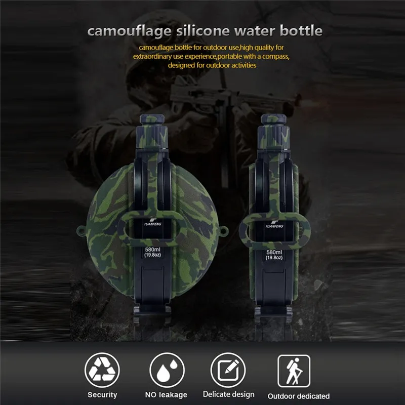 FLEXHYDRA - Collapsible Military Water Bottle 550ml