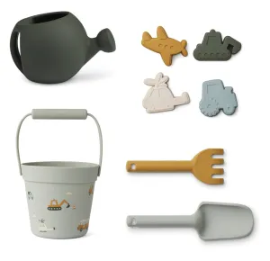 Florence Beach & Garden Set - Vehicles/Dove Blue mix