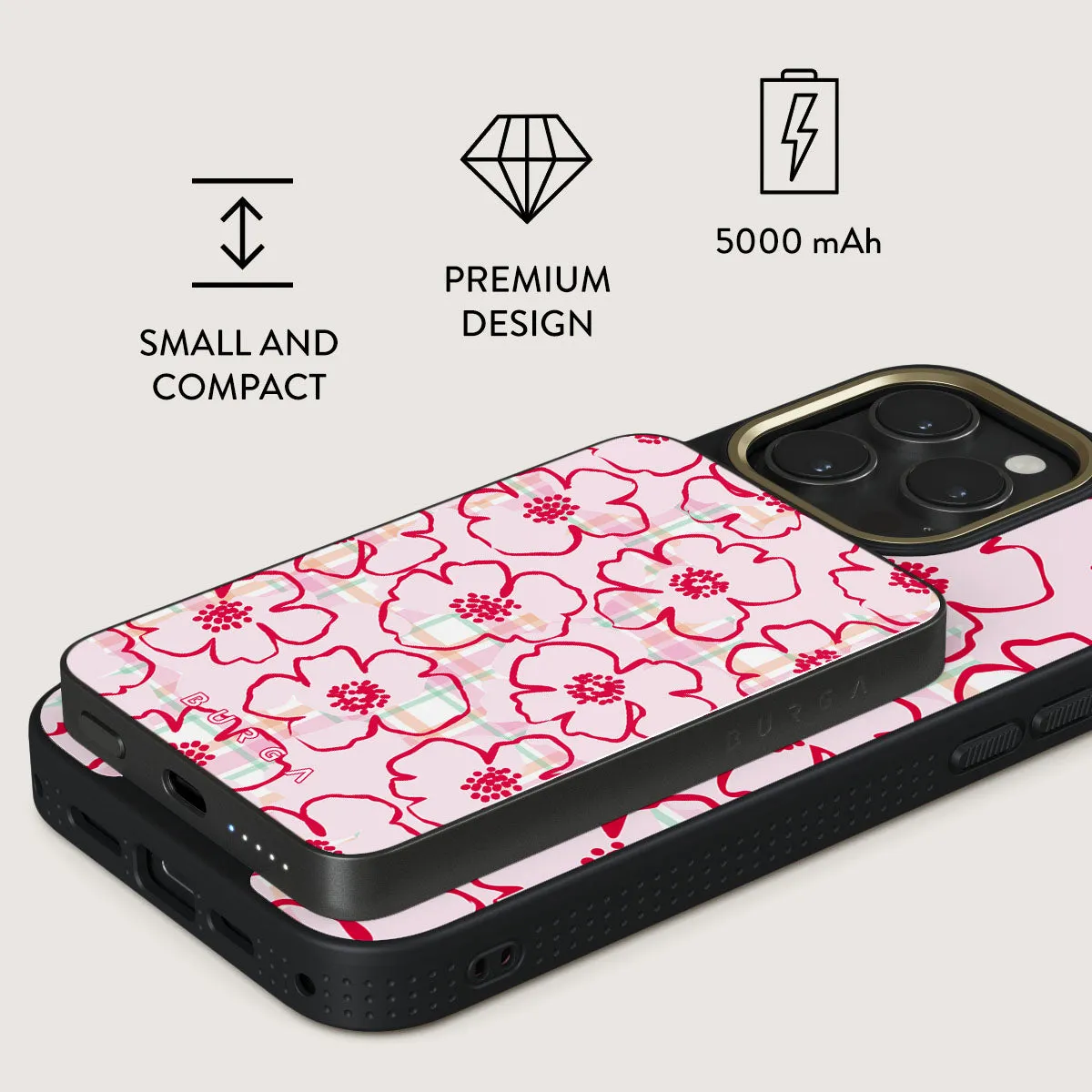 Flower Girl - Magnetic Power Bank