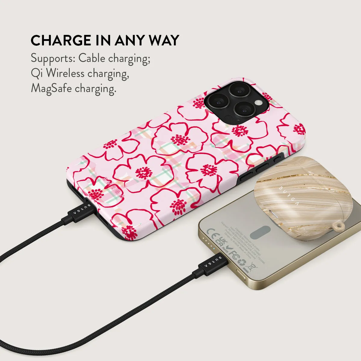 Flower Girl - Magnetic Power Bank