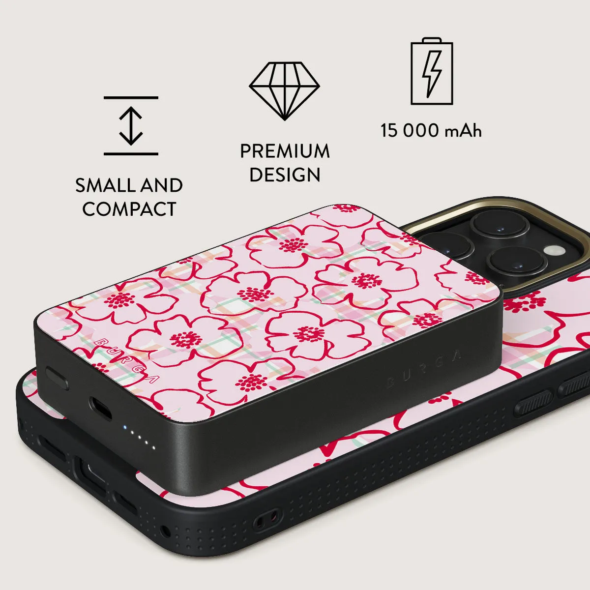 Flower Girl - Magnetic Power Bank