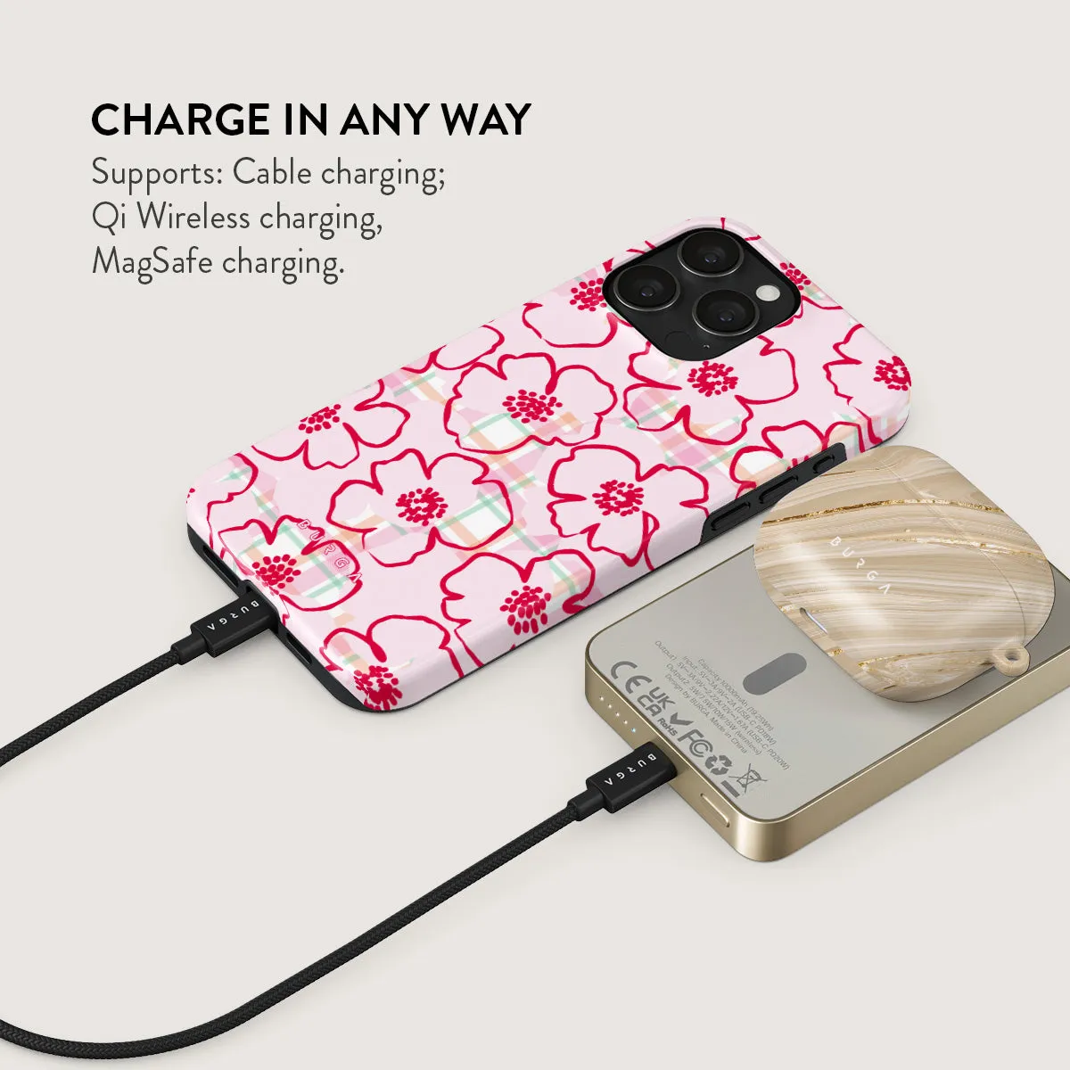 Flower Girl - Magnetic Power Bank