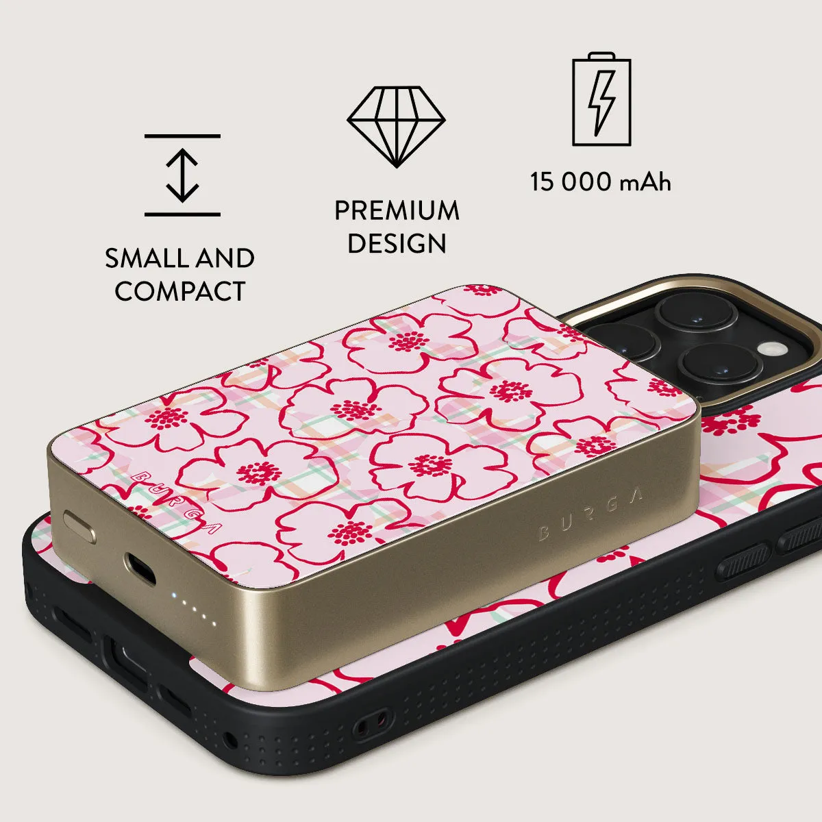 Flower Girl - Magnetic Power Bank
