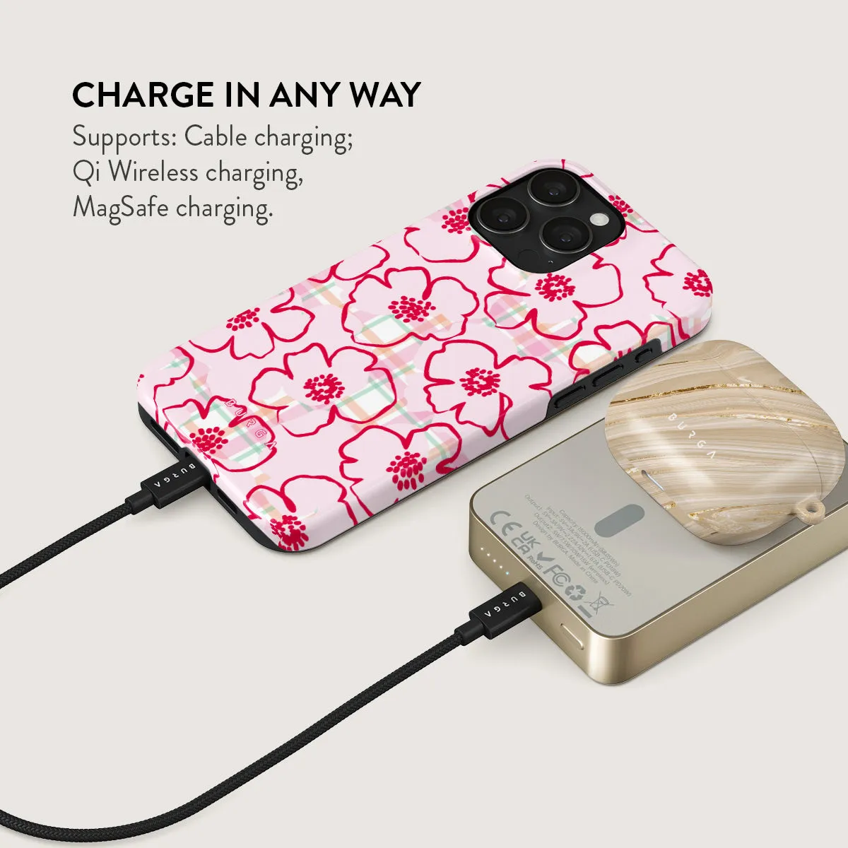 Flower Girl - Magnetic Power Bank