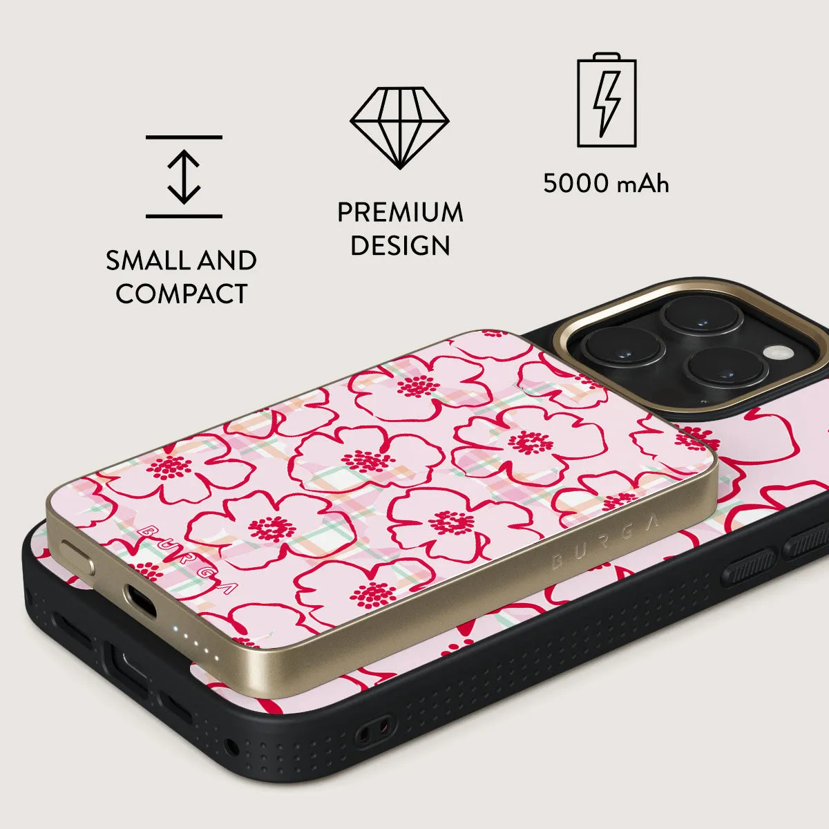 Flower Girl - Magnetic Power Bank