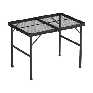 Foldable Aluminum Camping Table - 90CM Portable Outdoor Picnic BBQ Desk