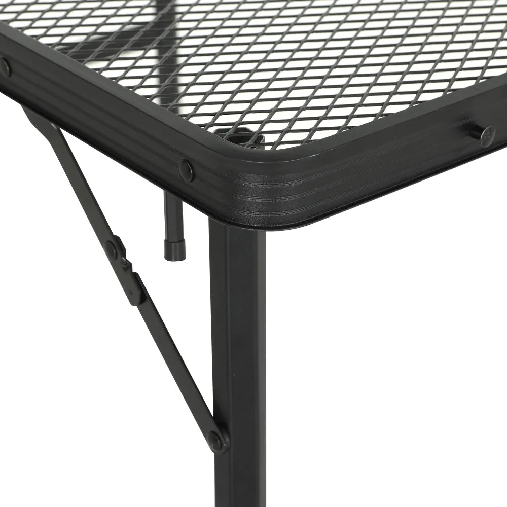 Foldable Aluminum Camping Table - 90CM Portable Outdoor Picnic BBQ Desk
