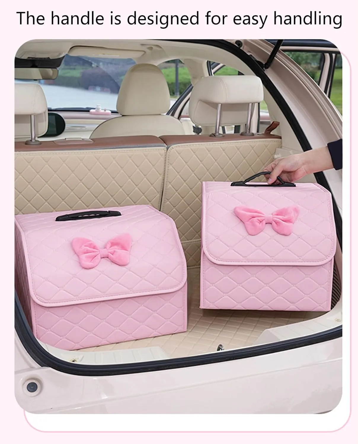 Foldable Car Trunk Storage Box Water & Wear Storage Box Adds Energy To Your Car Let Trunk Neat