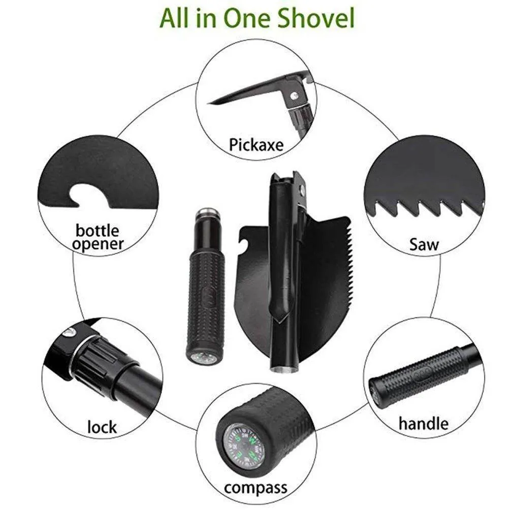 Folding Garden Shovel - Portable Easy Digging Tool
