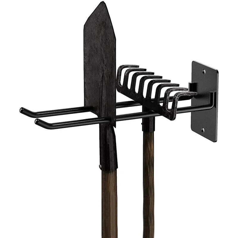 Garden Wall Mounted Bracket Multi Scene Organizer Garden Tools Display Organizer Wall Shovel Rake Broom Hose Shovel Organizer