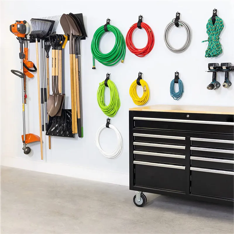 Garden Wall Mounted Bracket Multi Scene Organizer Garden Tools Display Organizer Wall Shovel Rake Broom Hose Shovel Organizer