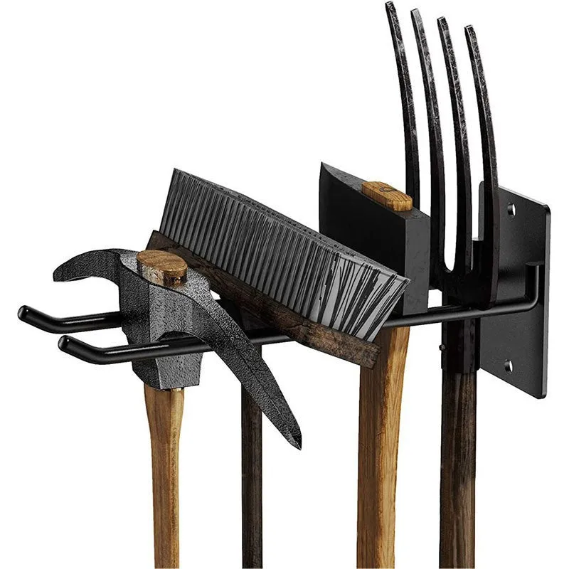 Garden Wall Mounted Bracket Multi Scene Organizer Garden Tools Display Organizer Wall Shovel Rake Broom Hose Shovel Organizer