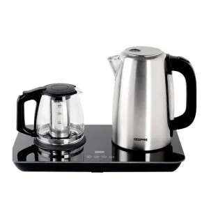 Geepas 2 IN 1 Unique Hot Tea Pot And Cordless Electric Tea Maker