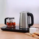 Geepas 2 IN 1 Unique Hot Tea Pot And Cordless Electric Tea Maker
