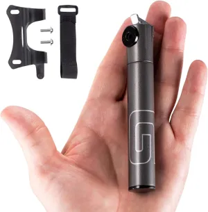GIYO Mini Bike Pump for Road Bikes – Presta Valve, 120 PSI CNC Telescopic Barrel, Lightweight & Portable, Secure Valve Lock, Taiwan-Made (GM04)