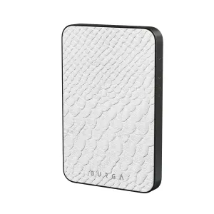 Glacial Desert - White Snakeskin Magnetic Power Bank