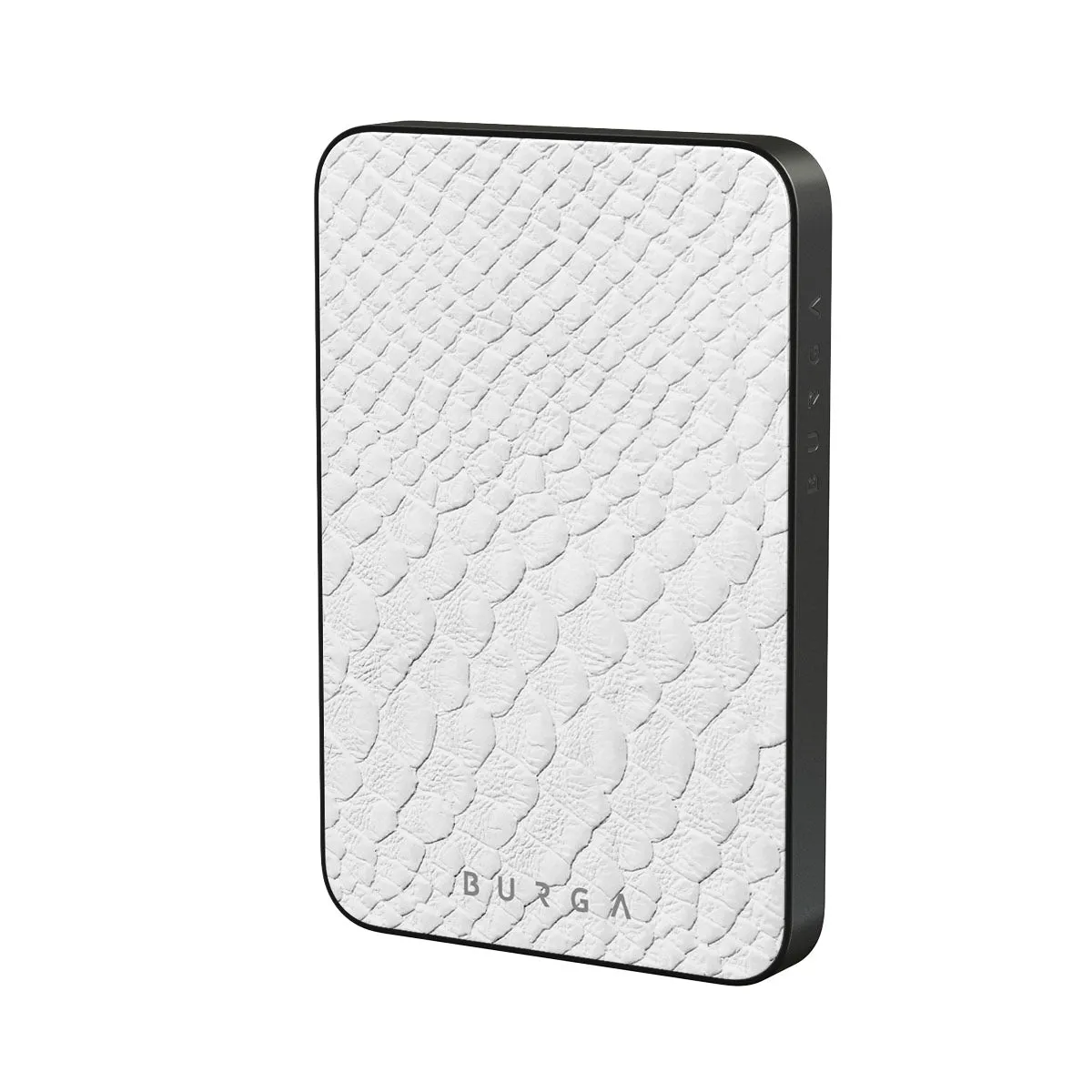 Glacial Desert - White Snakeskin Magnetic Power Bank