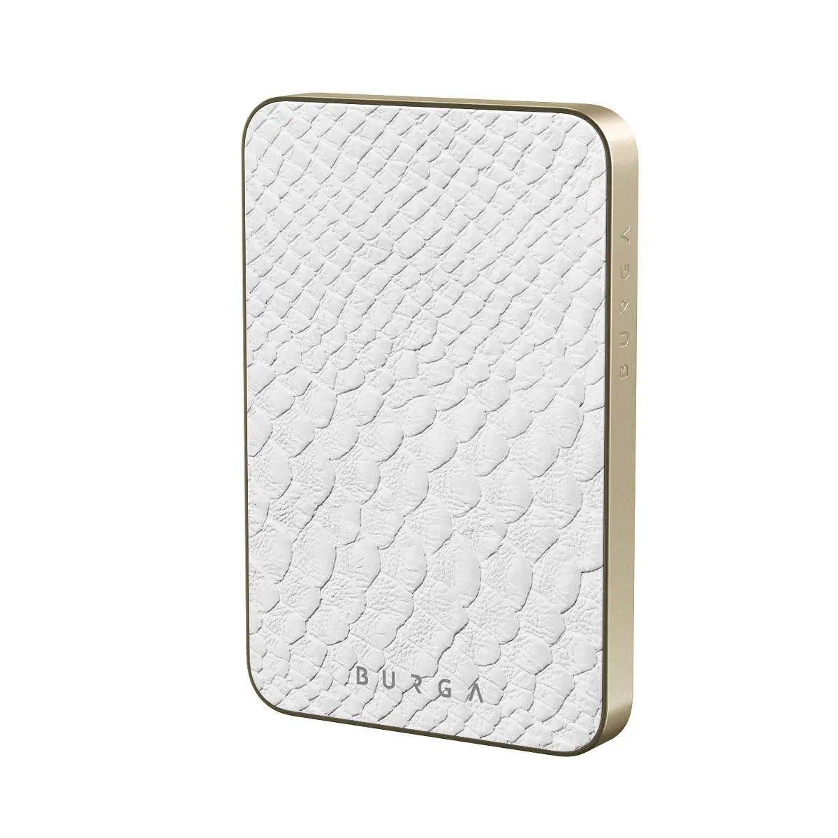 Glacial Desert - White Snakeskin Magnetic Power Bank