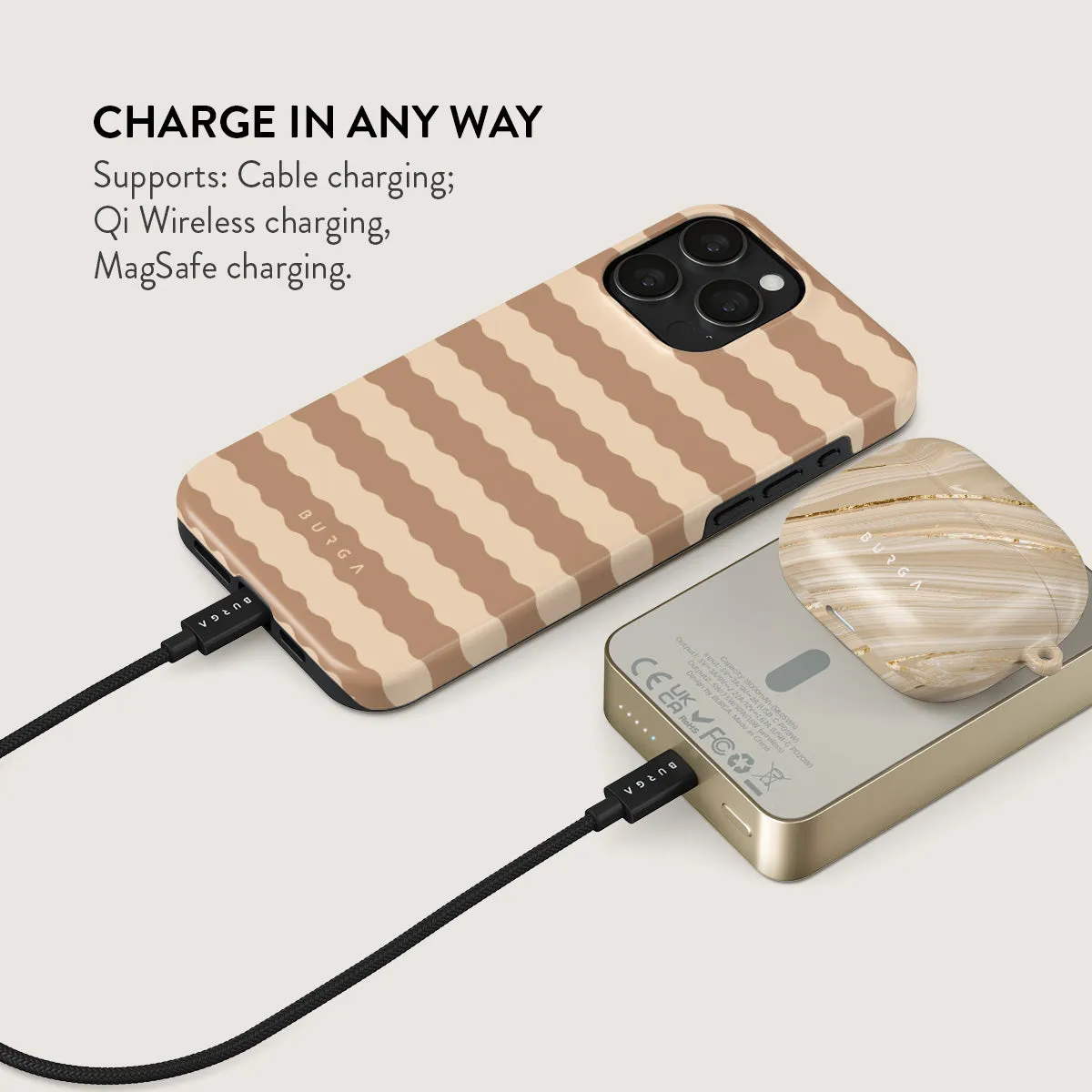 Golden Sand - Magnetic Power Bank