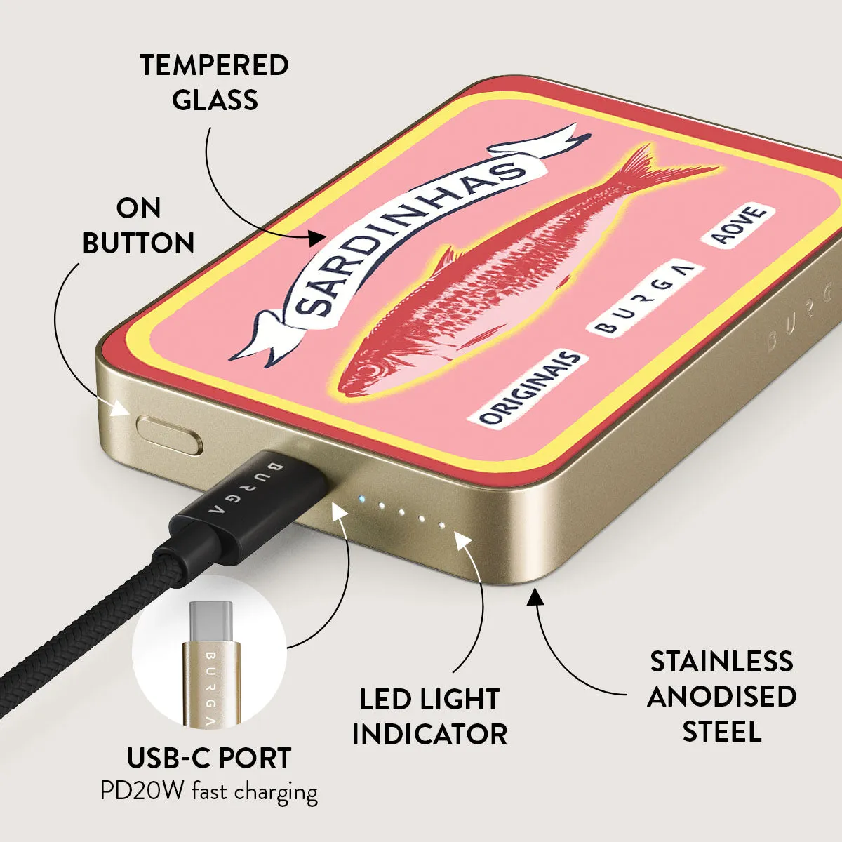 Gourmet - Magnetic Power Bank