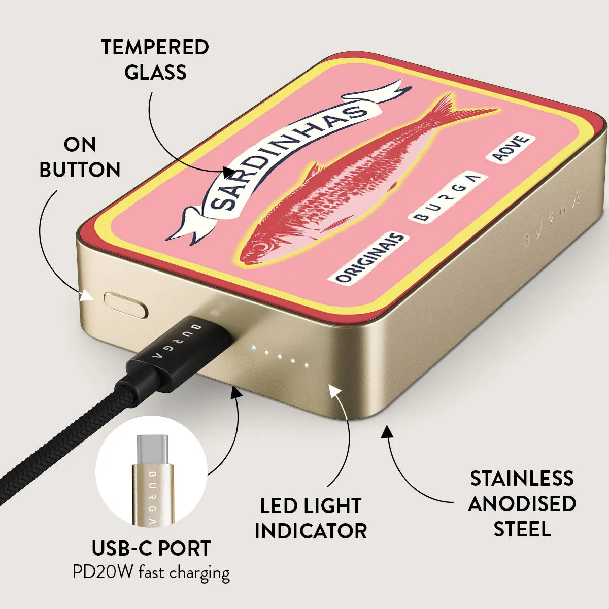 Gourmet - Magnetic Power Bank