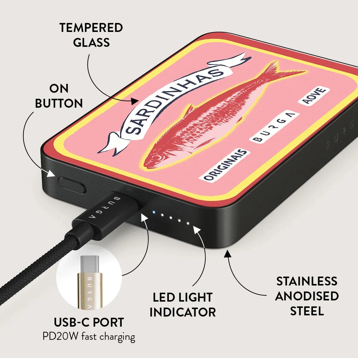 Gourmet - Magnetic Power Bank