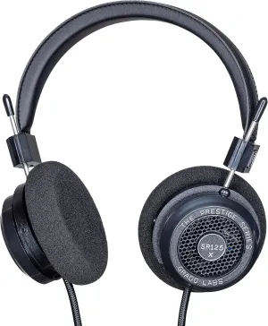GRADO SR125x Prestige Series Open-Back – Wired Over-Ear Dynamic Headphones with 44mm Drivers – Hand-Assembled in Brooklyn – Lightweight Hi-Fi for Audiophiles
