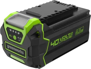 Greenworks 40V 4.0Ah Lithium-Ion Battery (Genuine Greenworks Battery / 75  Compatible Tools)
