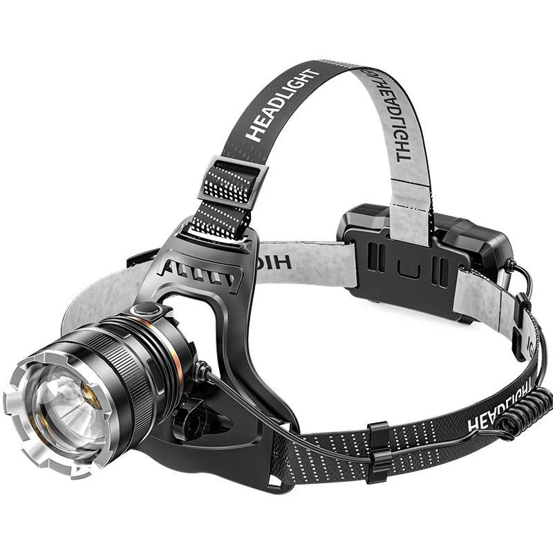 Headlamp Strong Light Rechargeable Head-Mounted Flashlight P50