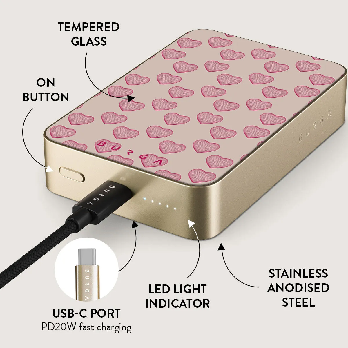 Heartbreaker - Magnetic Power Bank