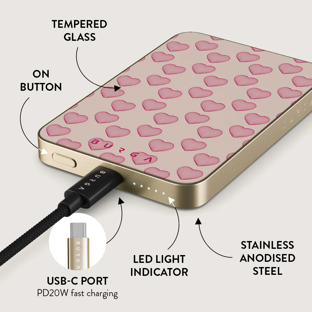 Heartbreaker - Magnetic Power Bank