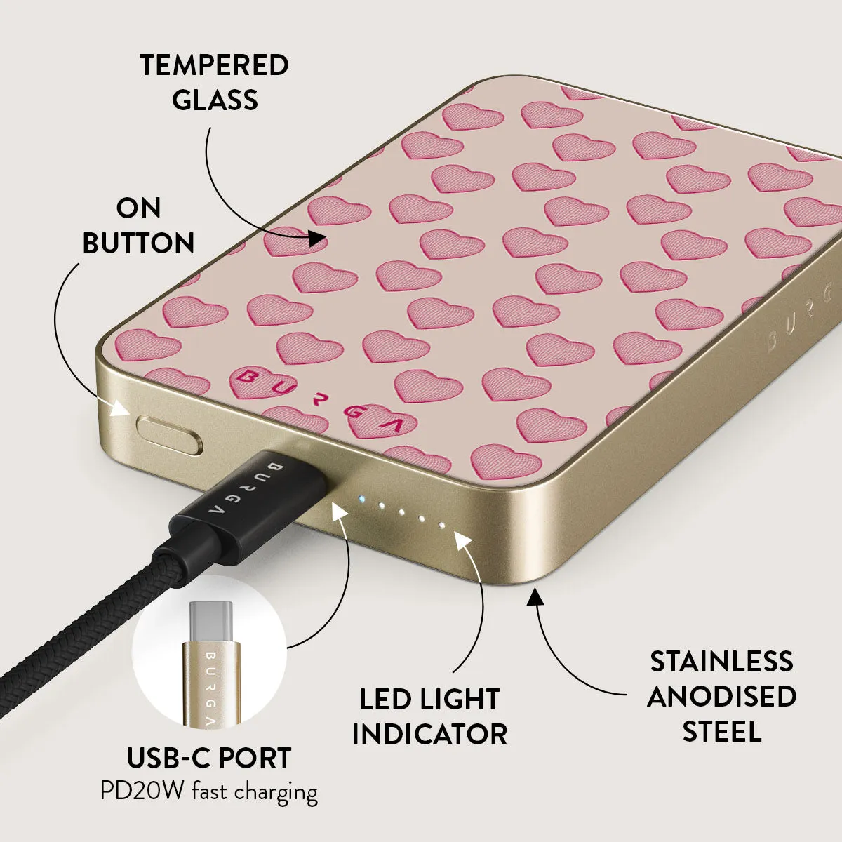 Heartbreaker - Magnetic Power Bank