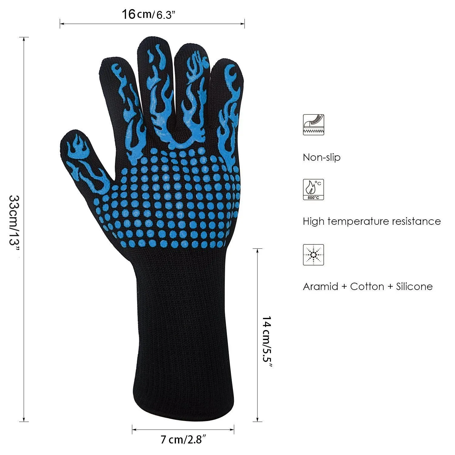 Heat & Cut Resistant Gloves