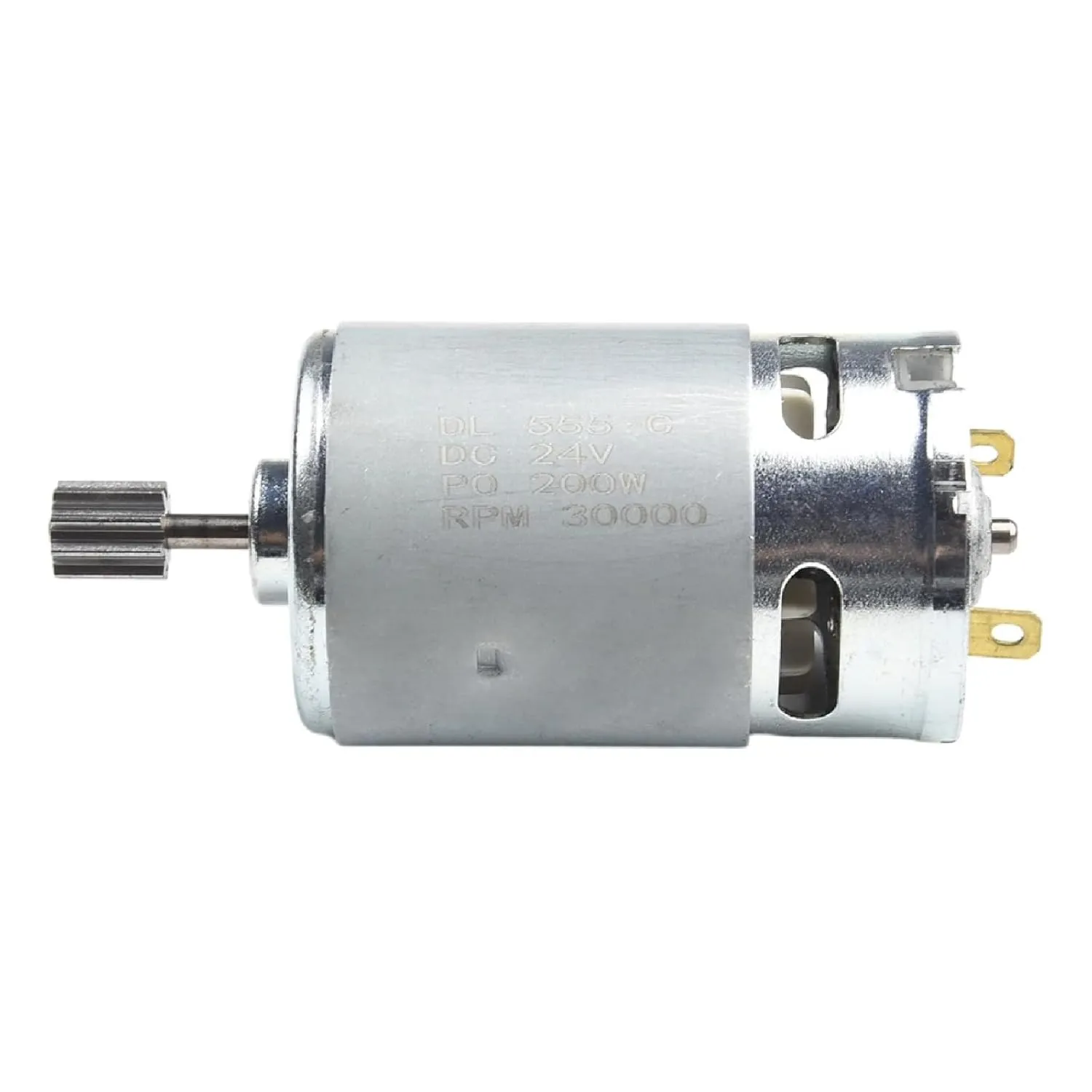 High Speed 24V 555 Children's Electric Car Motor DL 555-C High Power Gearmotor for Kids Ride On Toys Solar Automation Applications (555_24V_18000_10T)