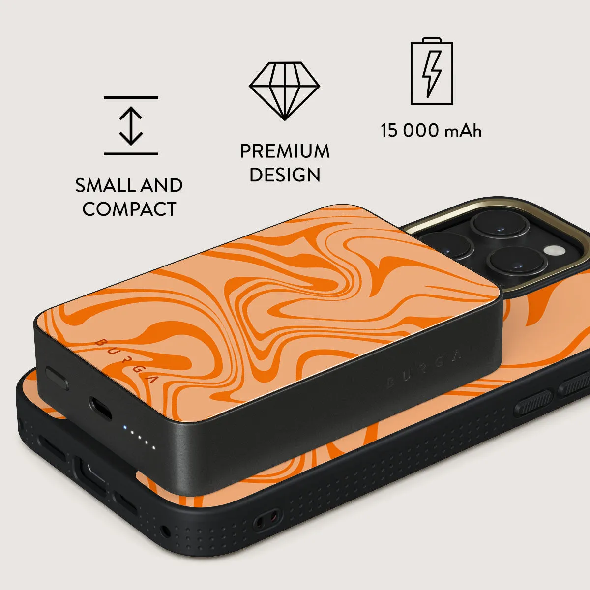 High Vibrations - Color Swirl Magnetic Power Bank