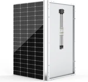 HQST 200 Watt Solar Panel, 9BB Monocrystalline Solar Panels with 25% Efficiency, Grade A  Cells, IP65 Rating for RV, Camper Van, Trailer, Marine, Home Rooftop, Off Grid
