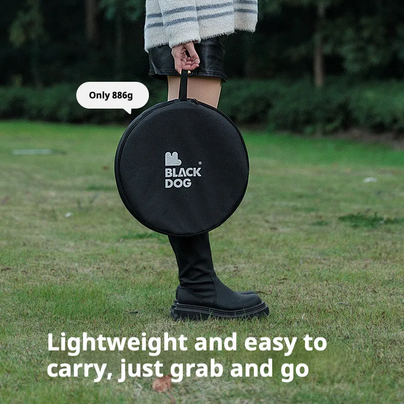 Huge selection Ji Dog Black - Table Round Small Portable Referral discount Mi