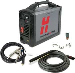 Hypertherm Powermax 45 SYNC Plasma Cutter w/CPC Port, 25 ft. 180 Degree Machine Torch 088580