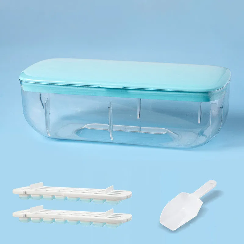 Ice Cube Tray With Storage Box Quick Demould Ice Cube Moulds