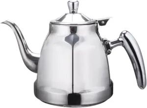 Induction Kettle Tea Kettle Stainless Steel Quick Heating Coffee Pot Pour Easily Boiling Water & Tea Water Kettle for Hotel, 1.5L A