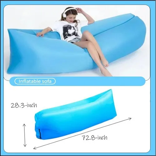 Inflatable Air Sofa Lounger Couch Bed Hammock Chair Lounge for Pool Beach Party