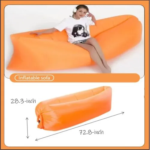 Inflatable Air Sofa Lounger Couch Bed Hammock Chair Lounge for Pool Beach Party