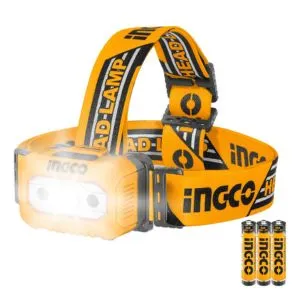 INGCO Headlamp For Running, Camping, Fishing, Cycling, Hiking, Waterproof