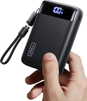 INIU Portable Charger, Smallest 22.5W 20000mAh USB C in & Out Power Bank Fast Charging, PD 3.0 QC 4.0 LED Display Phone Battery Pack Compatible with iPhone 16 15 14 13 Pro Samsung S23 Google iPad etc