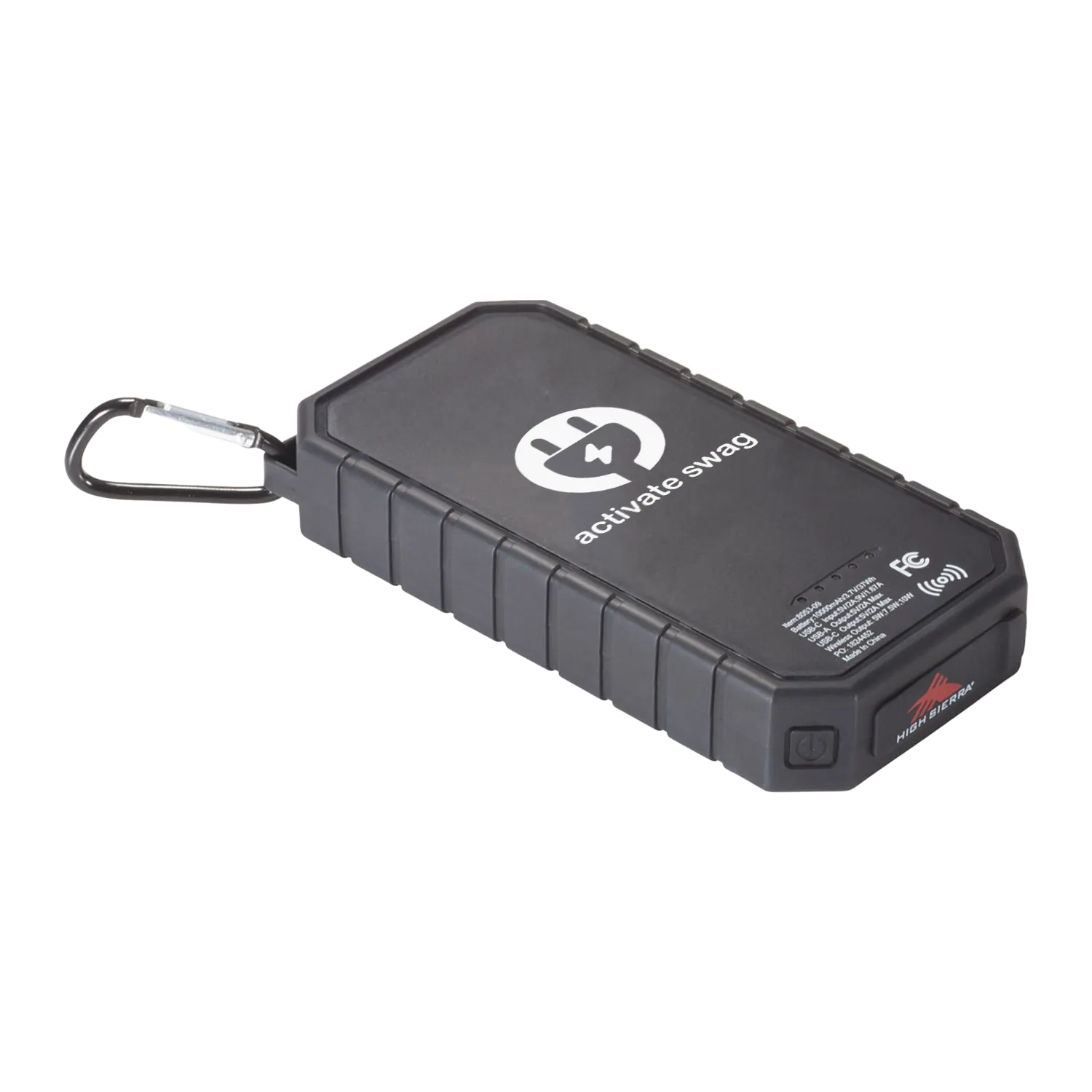 IPX 5 Solar Fast Wireless Power Bank